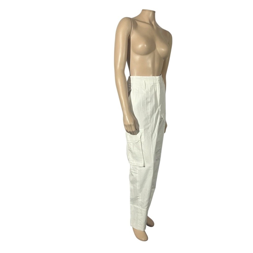 NWT IRO Thais Women's White Cargo trousers Pants - Picture 6 of 12